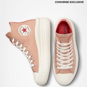 👟☀️NWT-Converse - Chuck Taylor All Star Move Platform Checkered!